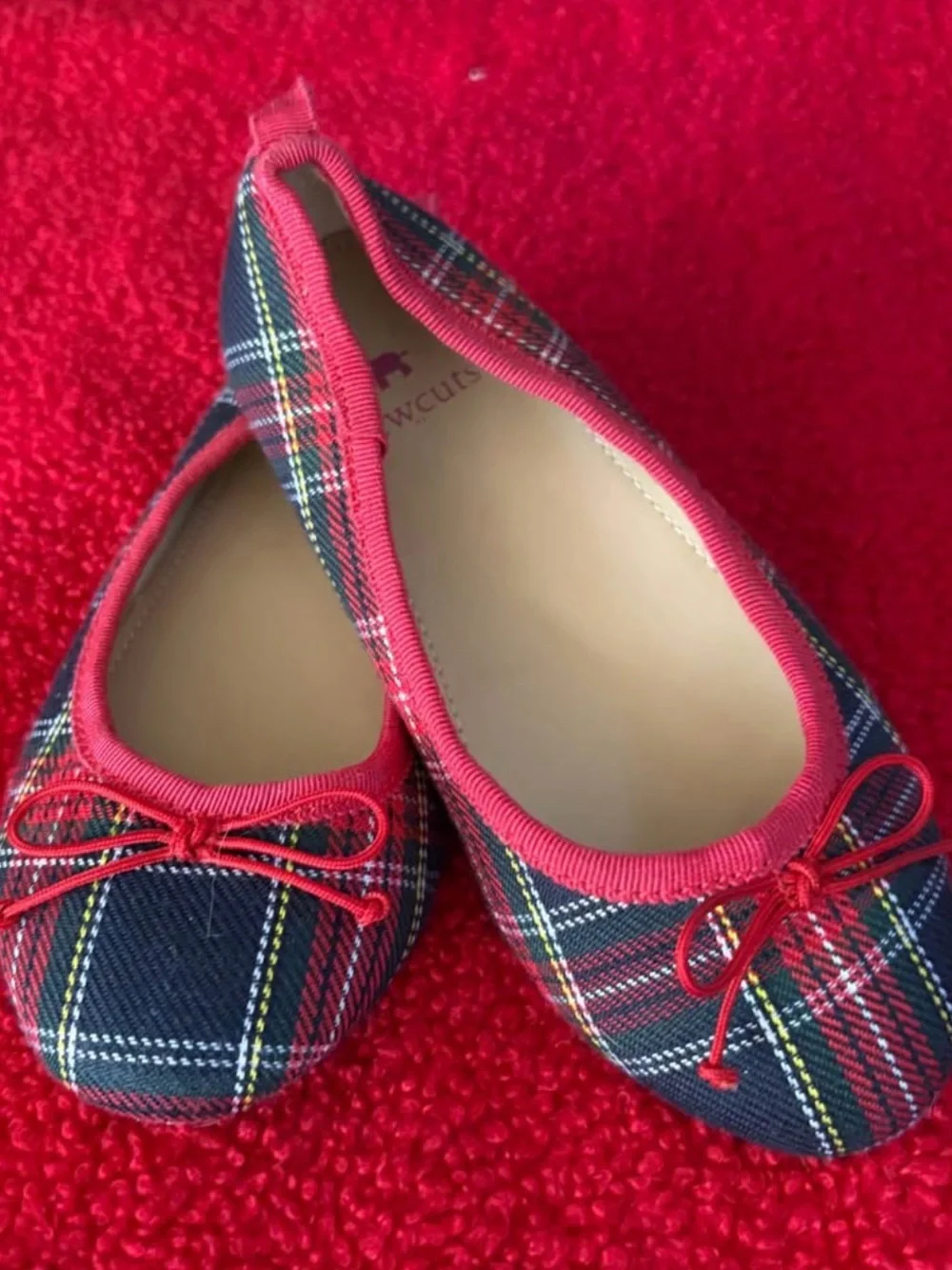J. Crew tartan ballet